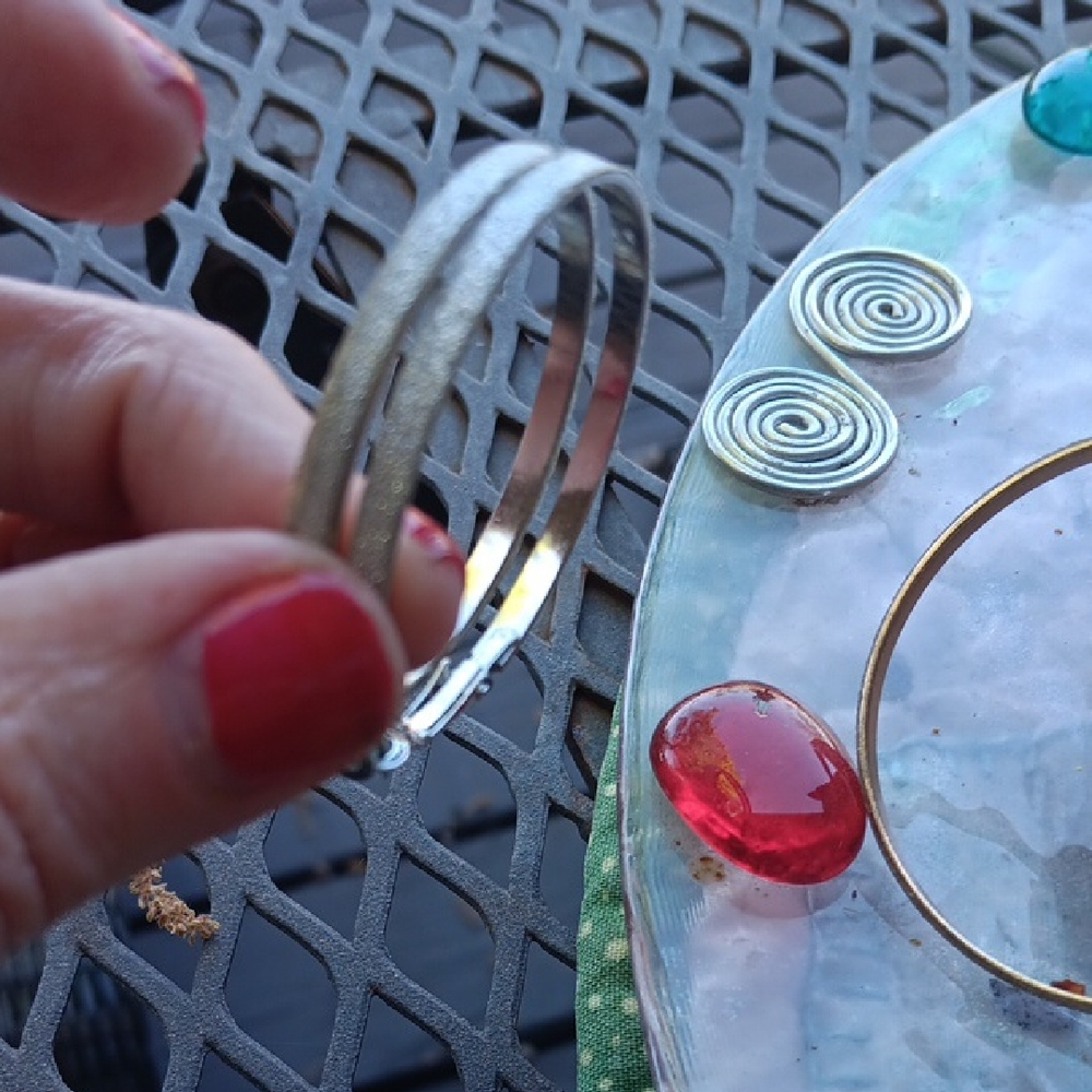 Silver Sparkle Earrings